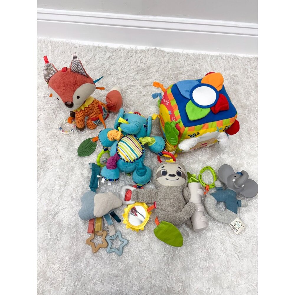 Infant Toy Bundle Skip Hop Itzy Ritzy Melissa & Doug Plush